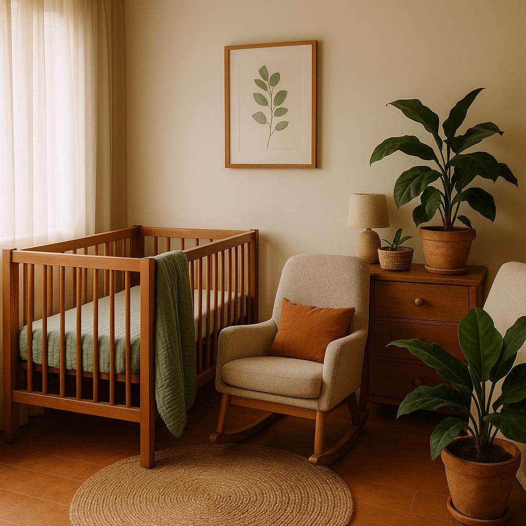 Pregnant woman in a peaceful setting
